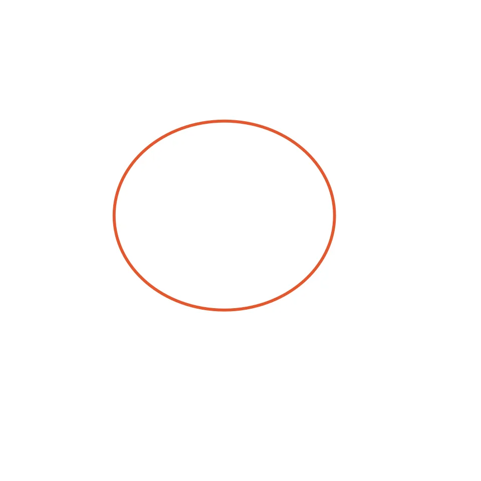 How to draw a bunny, step 1: Draw a big round head.