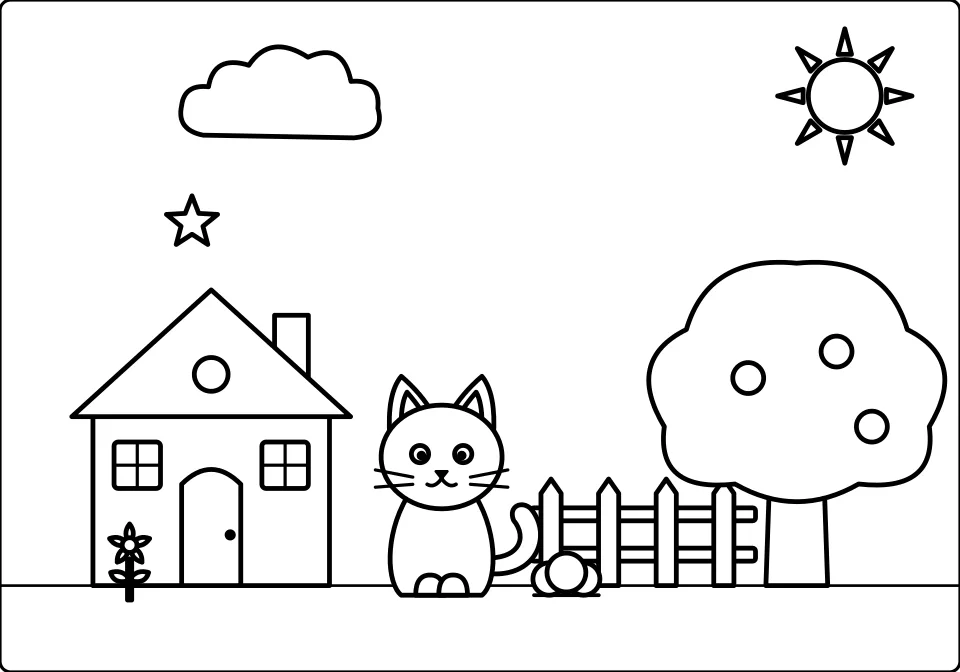 Afternoon on the Farm Spot the Difference (5 Differences) — picture B