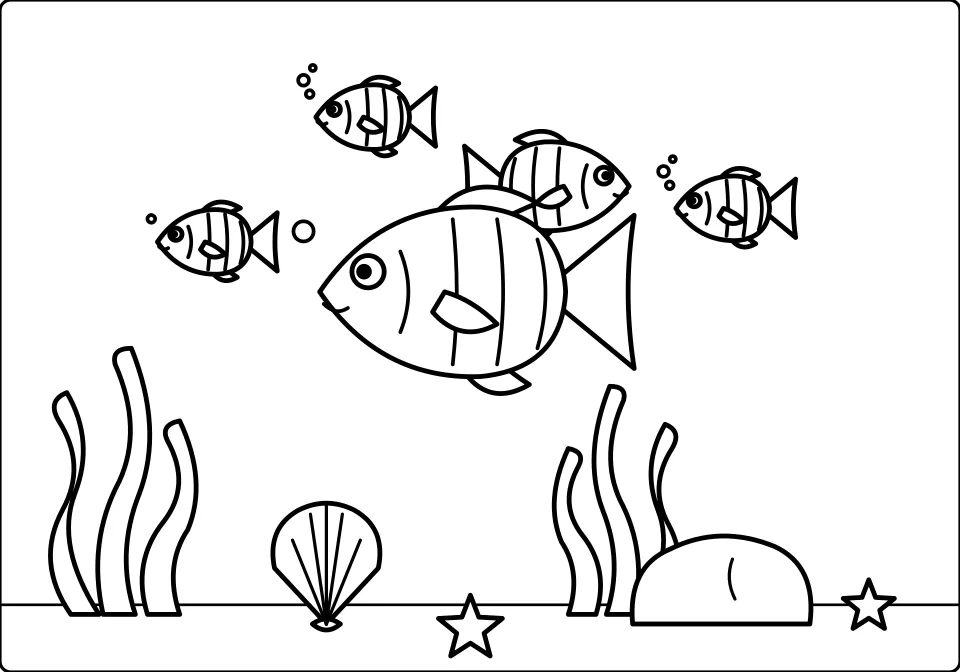 Under the Sea Spot the Difference (7 Differences) — picture B